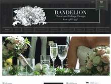 Tablet Screenshot of dandelionfloralandfoliage.com.au